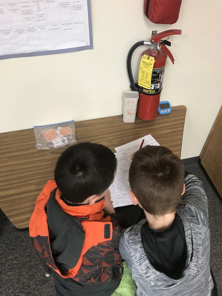 Fletcher and Brady on the next step in the writing process; working together to revise personal narratives. 
