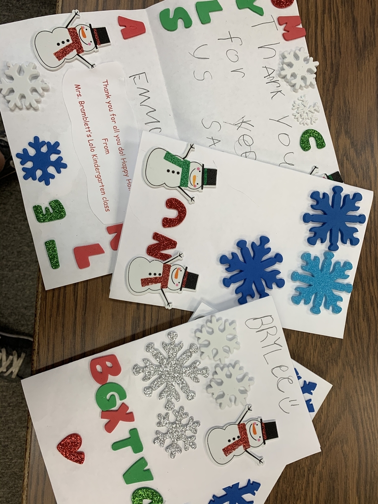 Holiday cards for law enforcement officials.