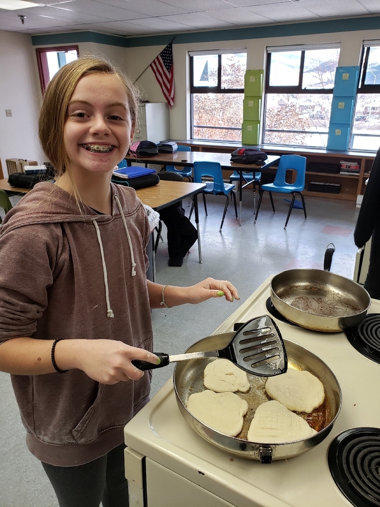 A student crushes it at cooking!